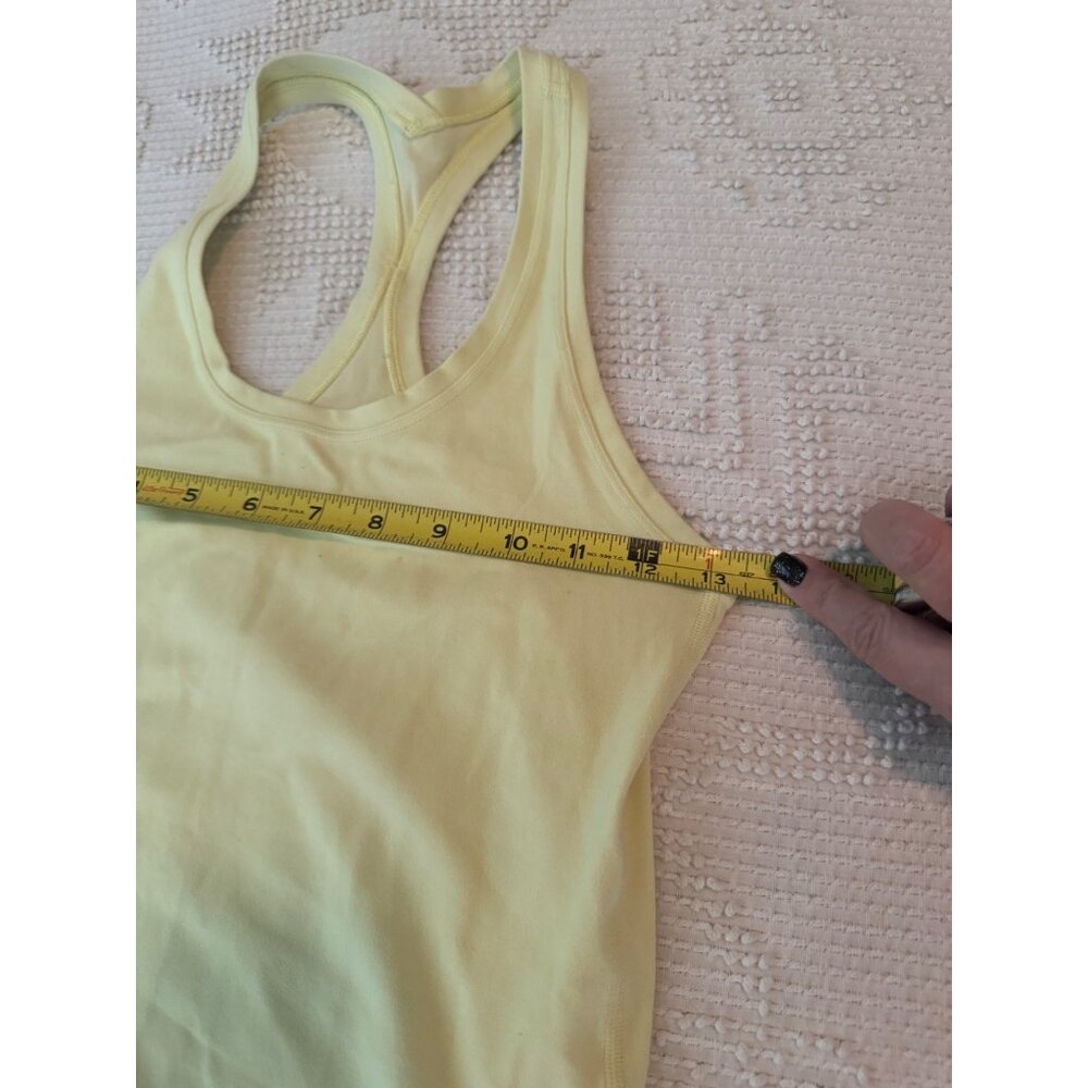 Lululemon Tank Top Womens Size S Yellow Racerback Athletic Yoga Workout Top - Picture 5 of 6